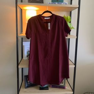 Burgundy Lush Dress